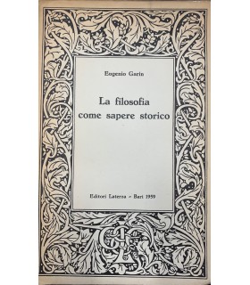 La filosofia come sapere storico