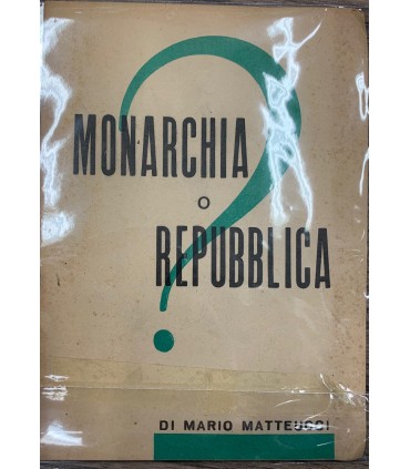 Monarchia o repubblica