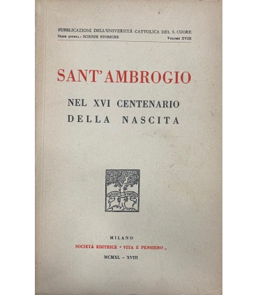 Sant'Ambrogio nel XVI centenario della nascita