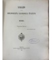 Saggio di una bibliografia algologica italiana