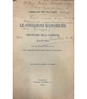 Le condizioni economicha di un circondario della Sardegna. (Lanusei)
