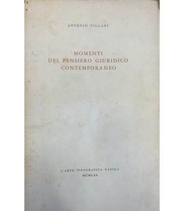 Momenti del pensiero giuridico contemporaneo