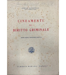 Lineamenti di Diritto criminale