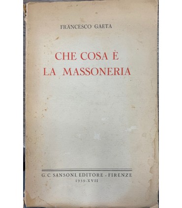 Che cosa è la massoneria