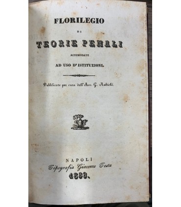 Florilegio di teorie penali