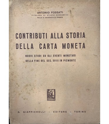 Contributi alla storia della carta moneta