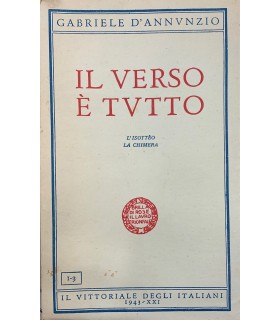 Il verso è tutto. L'isotteo. La chimera