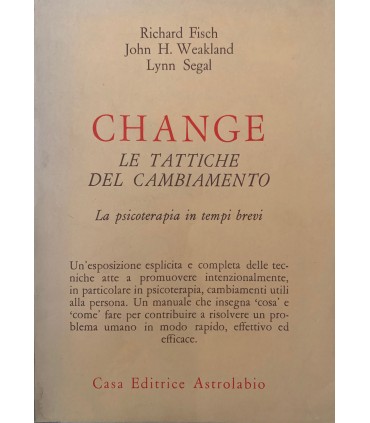 Change. Le tattiche del cambiamento