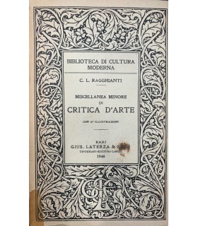 Miscellanea minore di critica d'arte