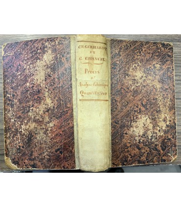 Précis d'analyse chimique quantative