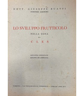 Lo sviluppo frutticolo nella zona di Cles