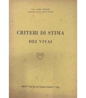 Criteri di Stima dei vivai