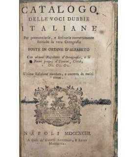 Catalogo delle voci dubbie italiane