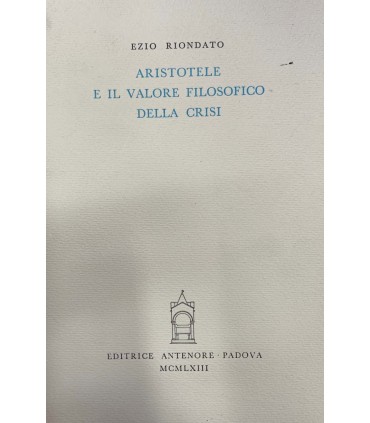 Aristotele e il valore filosofico della crisi