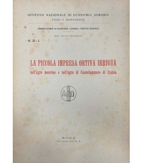 La piccola impresa ortiva irrigua nell'Agro nocerino e nell'Agro di Castellammare di Stabia