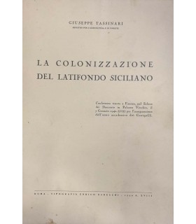 La colonizzazione del latifondo siciliano