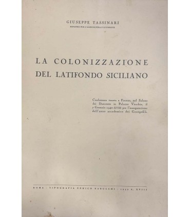 La colonizzazione del latifondo siciliano