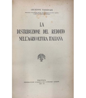 La distribuzione del reddito nell'agricoltura italiana