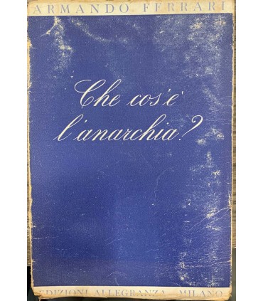 Che cos'è l'anarchia?