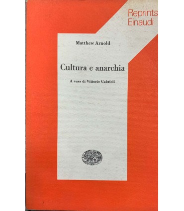 Cultura e anarchia