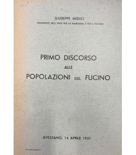 Primo discorso alle popolazioni del fucino