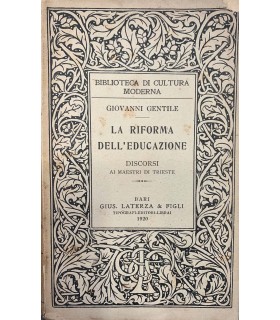 La riforma dell'educazione