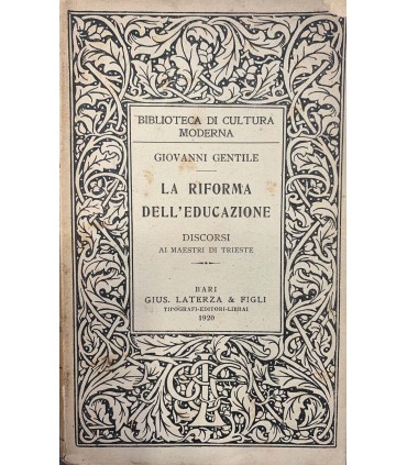 La riforma dell'educazione