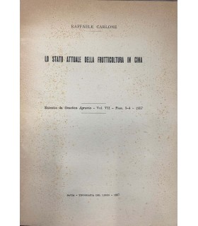 Lo stato attuale della frutticultura in Cina