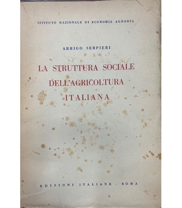 La struttura sociale dell'agricoltura italiana