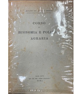 Corso di economia e politica agraria