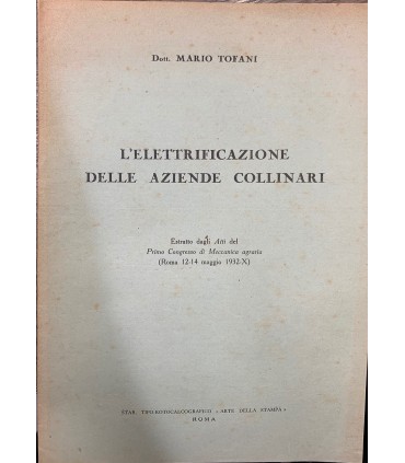 L'elettrificazione delle aziende collinari