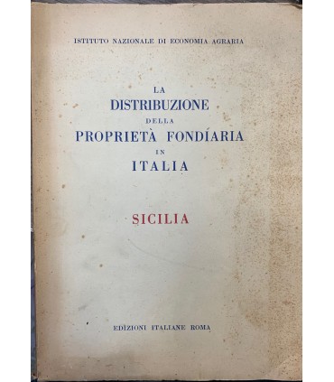 La distribuzione del reddito nell'agricoltura italiana. Sicilia