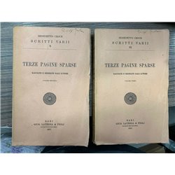 Terze pagine sparse raccolte e ordinate dall'autore. 2 voll