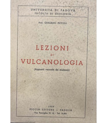 Lezioni di vulcanologia.