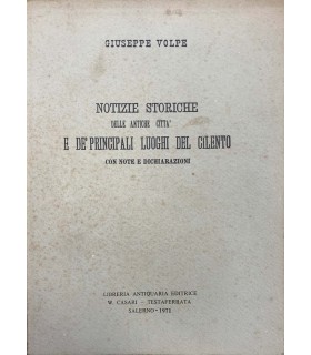 Notizie storiche delle antiche città e de' principali luoghi del Cilento