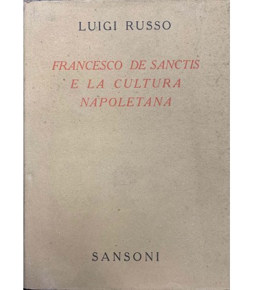 Francesco De Sanctis e la cultura napoletana