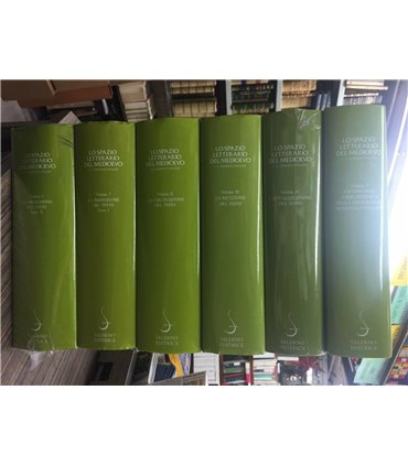 Lo spazio letterario del medioevo. Il medioevo Volgare. 6 voll