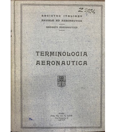 Terminologia aereonautica