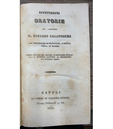 Istituzioni oratorie