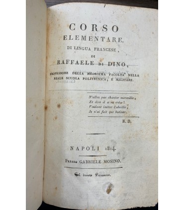 Corso elementare di lingua francese