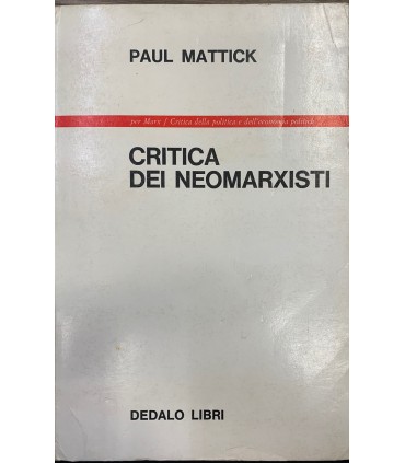 Critica dei neomarxisti