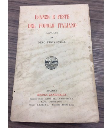 Usanze e feste del popolo italiano
