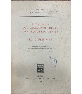 L'efficacia del giudicato penale nel processo civile. Il Difensore