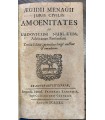 Aegidii Menagii juris civilis amoernitates