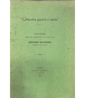 La nostra guerra è santa