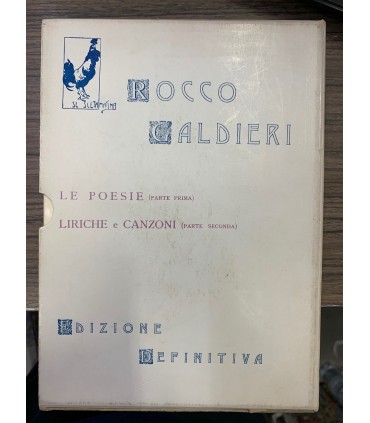 Le poesie (Parte prima) - Liriche e canzoni (parte seconda)