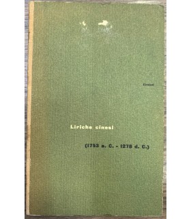 Liriche cinesi (1753 a.C. - 1278 d.C.)