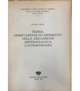 Teoria, osservazione ed esperienza nella discussione epistemologica contemporanea