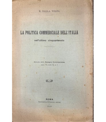 La politica commerciale dell'Italia nell'ultimo cinquantennio