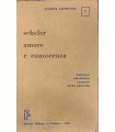 Scheler amore e conoscenza